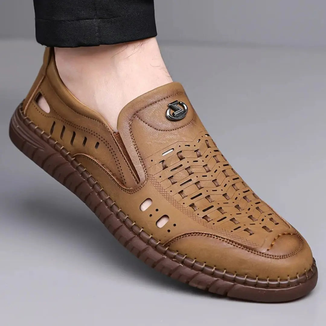 Carver Men's Genuine Leather Loafers