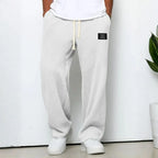 Breathable Adjustable-Waist Straight Lace Pants