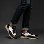 Worthington Men's Microfiber Leather Wingtip Sneakers