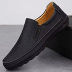 Frosted Men's Suede Slip-On Loafers