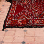 Vintage boujaad Rug 10.50 ft × 7.15 ft