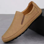Frosted Men's Suede Slip-On Loafers