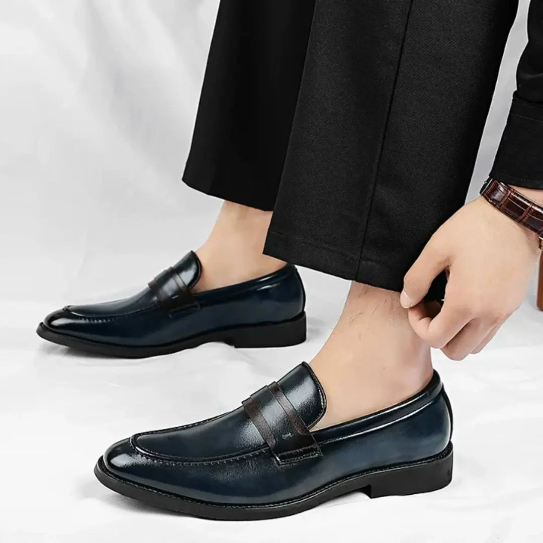 Lucca Men's Italian Leather Loafers