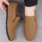 Frosted Men's Suede Slip-On Loafers