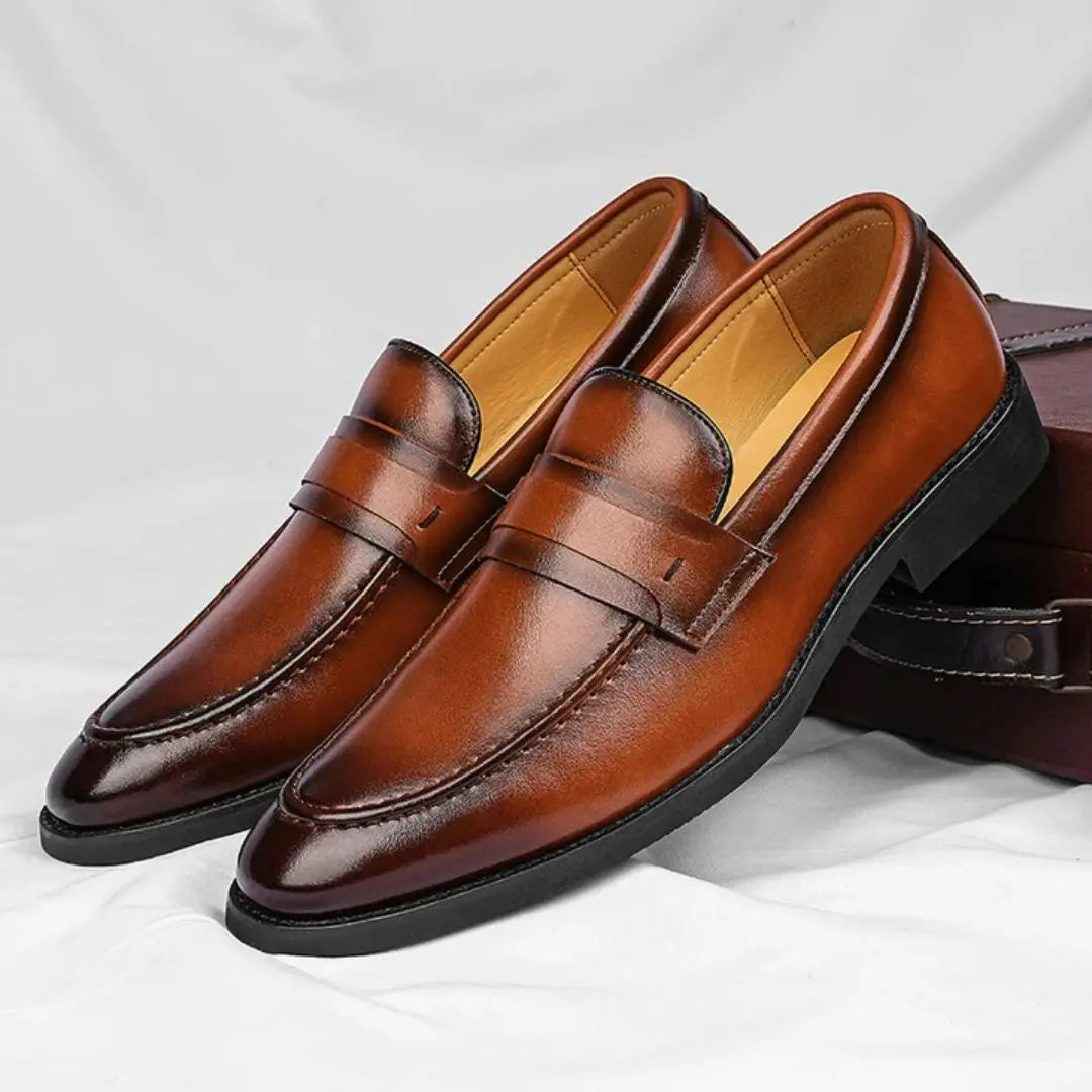 Lucca Men's Italian Leather Loafers