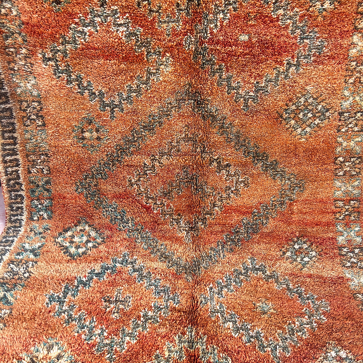 Vintage boujaad Rug 9.19 ft × 5.91 ft