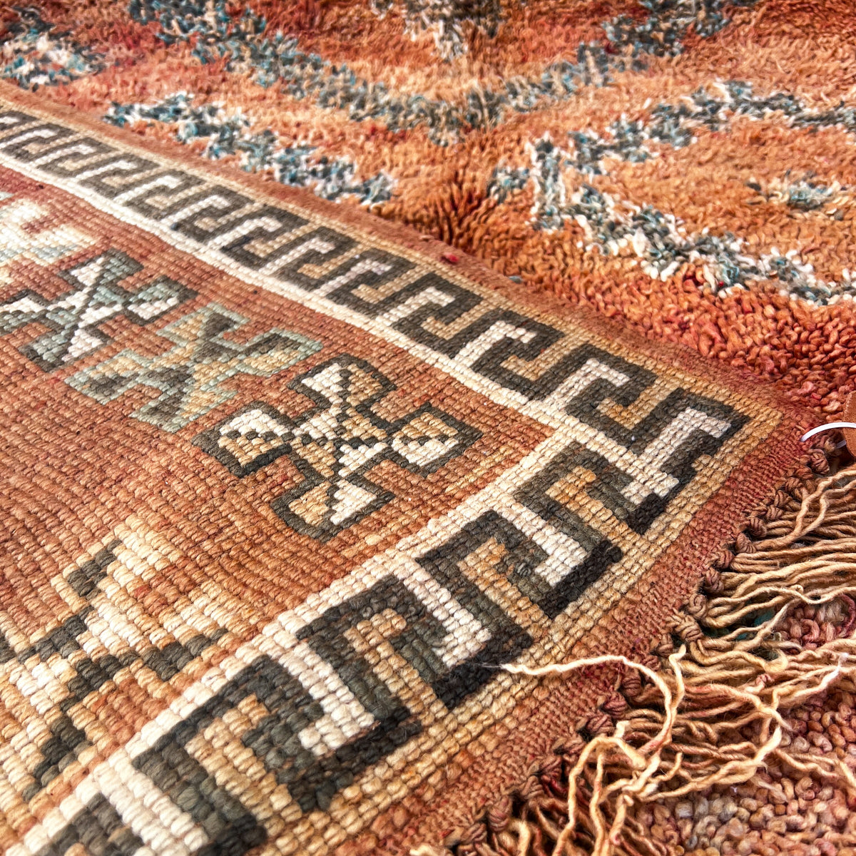 Vintage boujaad Rug 9.19 ft × 5.91 ft