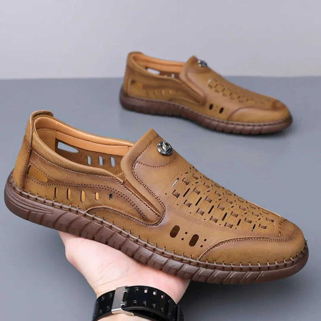 Carver Men's Genuine Leather Loafers