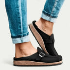 Bellamie Women's Suede Buckle Mules