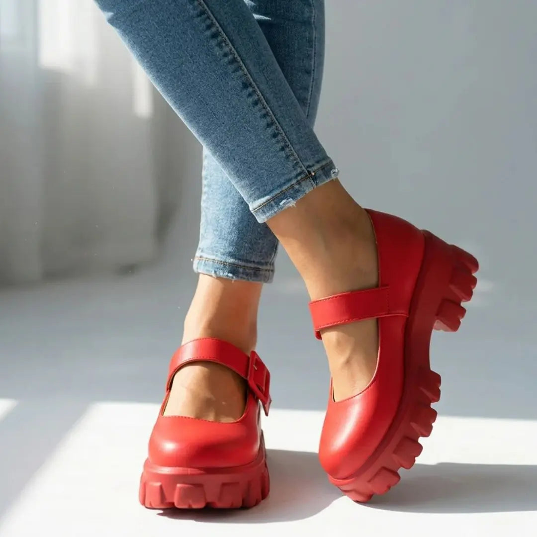 Shyanne Women's Retro Platform Mary Jane Shoes