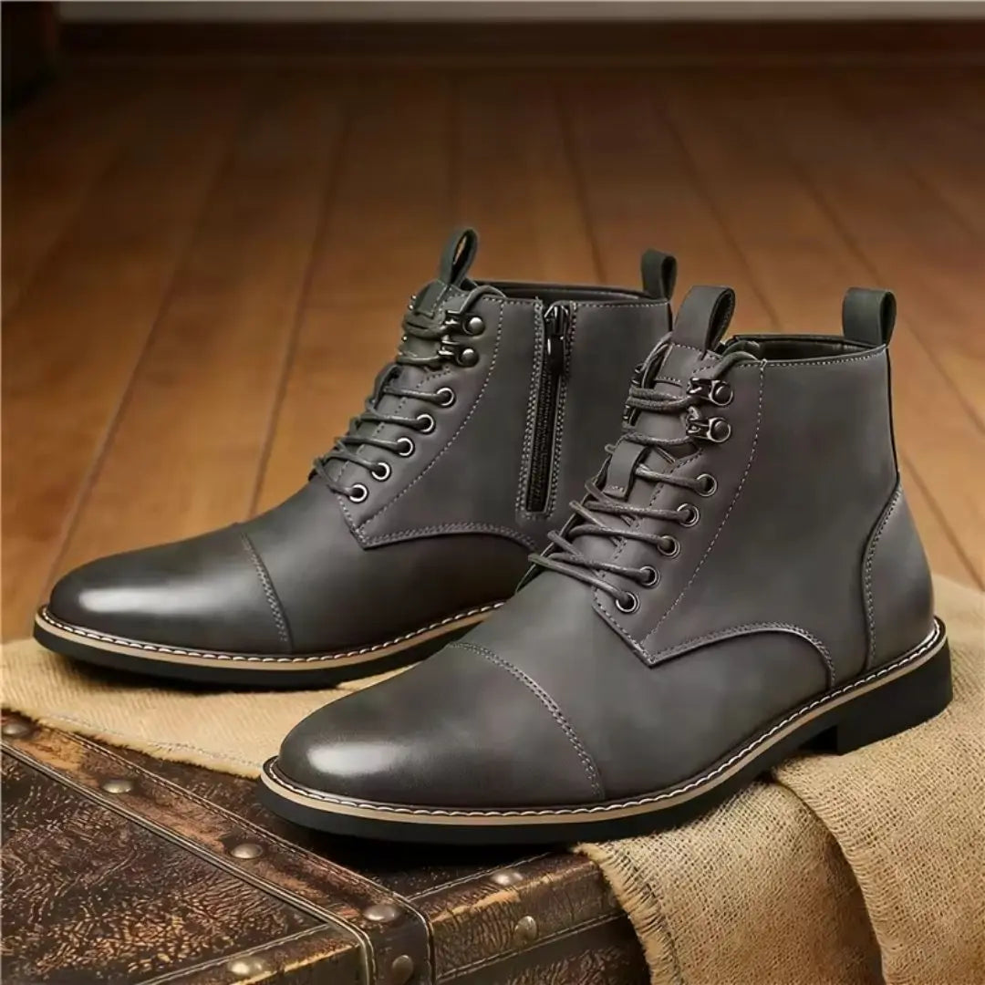 Harwick Men's Vintage Stitch Ankle Boots