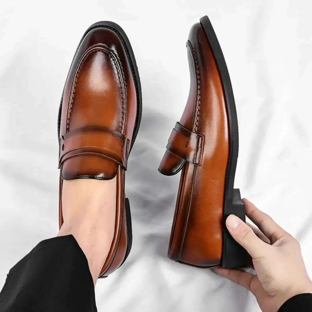 Lucca Men's Italian Leather Loafers