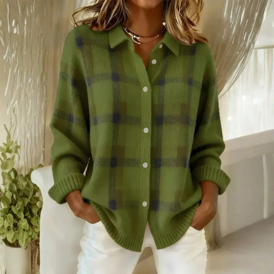 Women's Cozy Longline Button-Front Cardigan