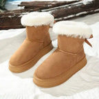 Hollyfern Women's Faux Fur Ankle Boots