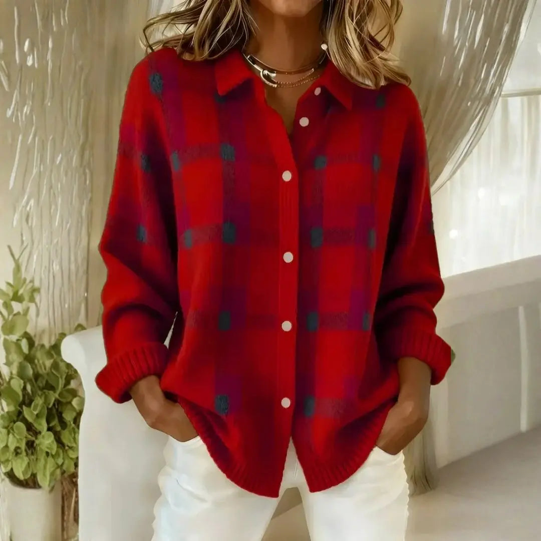 Women's Cozy Longline Button-Front Cardigan