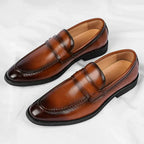 Lucca Men's Italian Leather Loafers