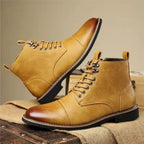 Harwick Men's Vintage Stitch Ankle Boots