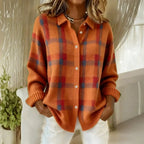 Women's Cozy Longline Button-Front Cardigan