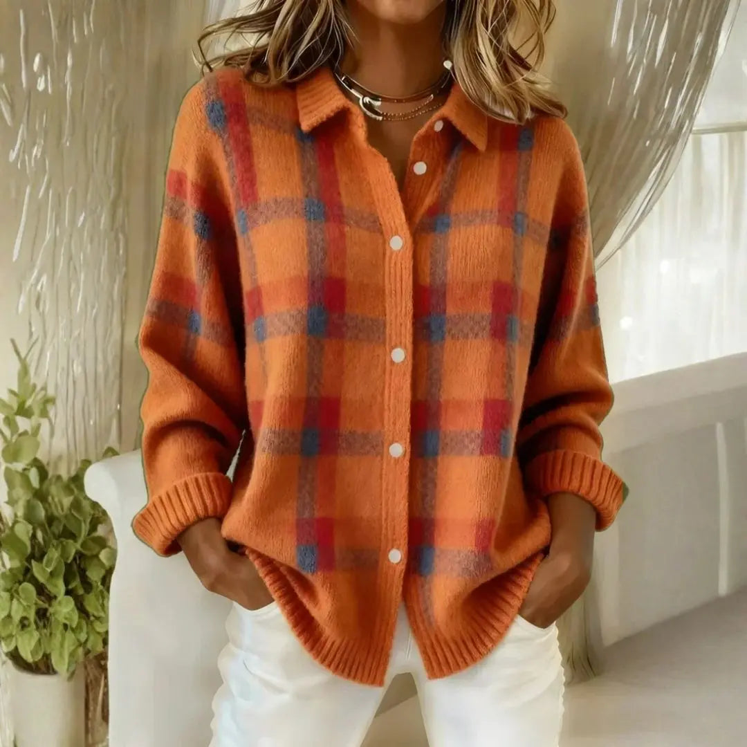 Women's Cozy Longline Button-Front Cardigan