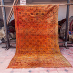 Vintage boujaad Rug 8.20 ft × 5.09 ft
