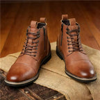Harwick Men's Vintage Stitch Ankle Boots
