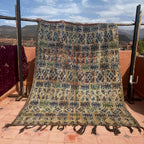 Vintage Beni Mguild Rug 7.87ft × 6.23ft