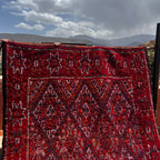 Vintage boujaad Rug 10.83 ft × 6.56 ft