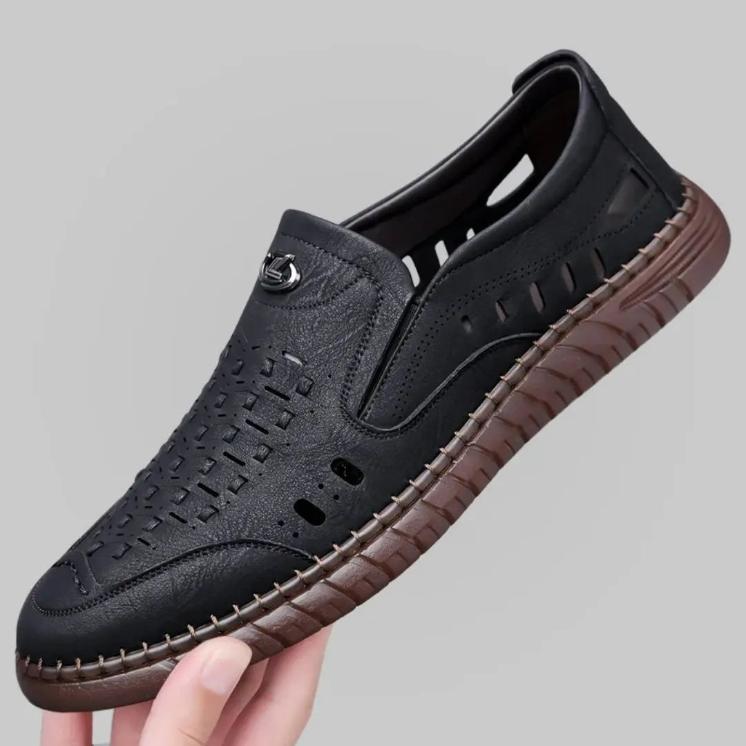 Carver Men's Genuine Leather Loafers