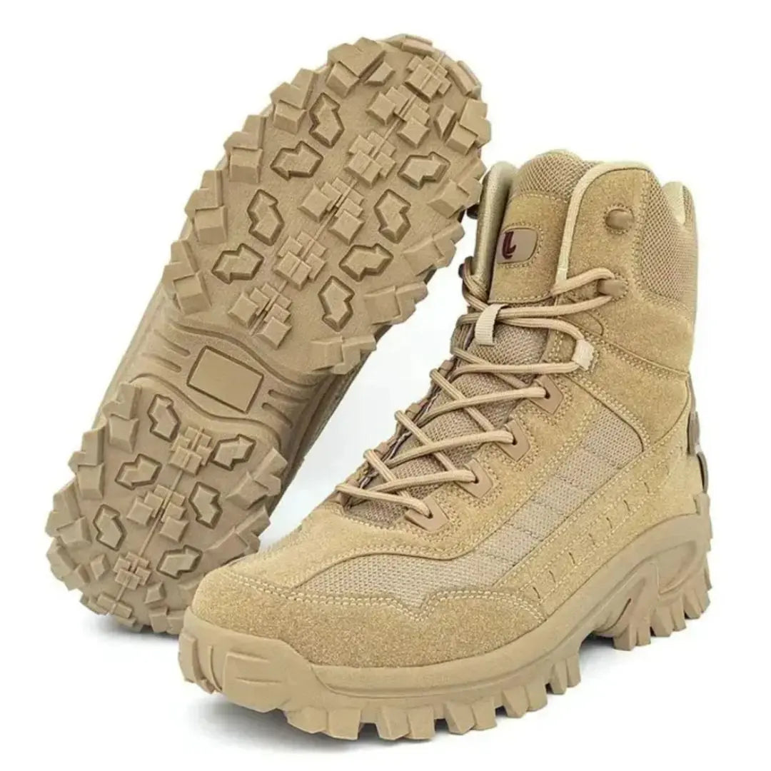 LUSINN Men's IronStep Waterproof Side-Zip Work Boots