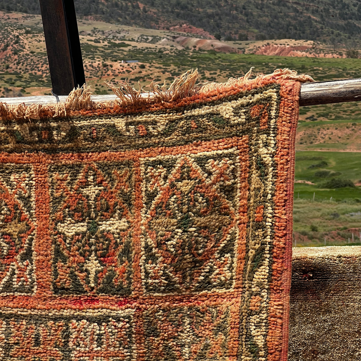 Vintage Boujaad Rug 13.5 X 6.7Ft