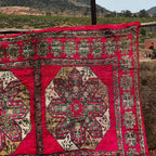 Pink Vintage Boujaad Rug 13 x 6.8ft