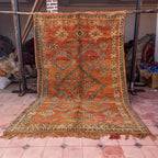 Vintage boujaad Rug 9.19 ft × 5.91 ft