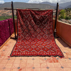Vintage boujaad Rug 10.83 ft × 6.23 ft