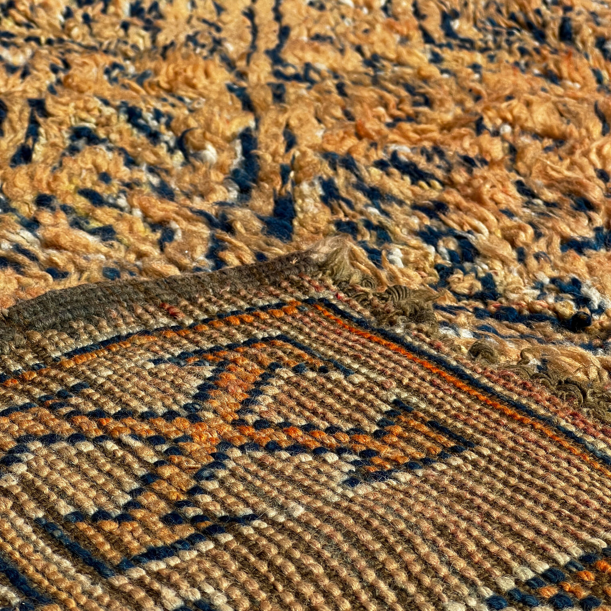 Vintage Beni Mguild Rug 9.61 ft × 6.43 ft