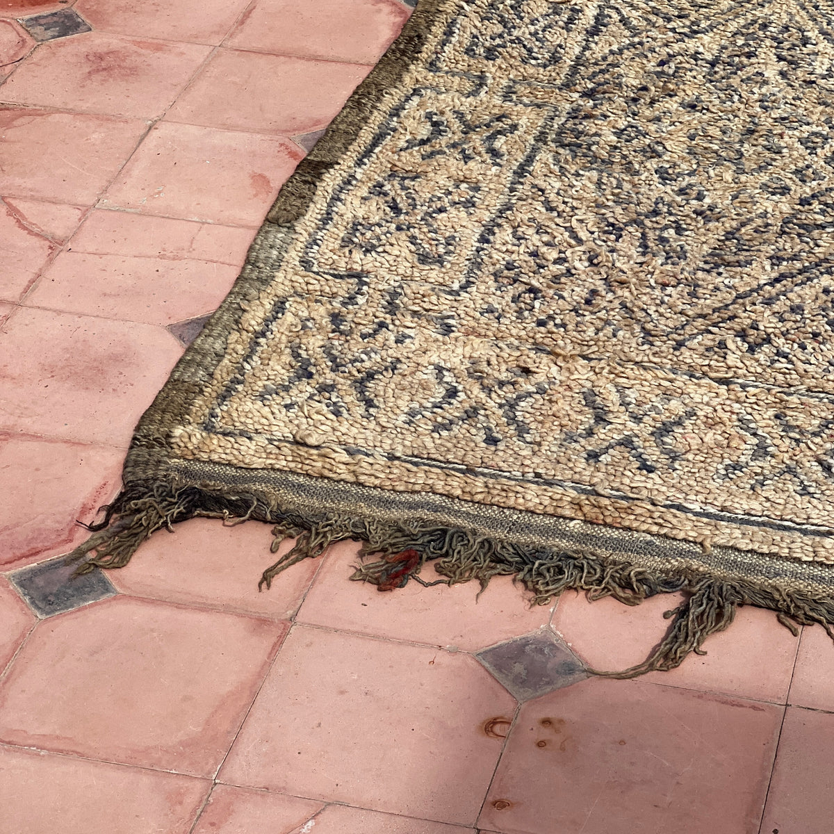 Vintage Beni Mguild Rug 10.83 ft × 6.40 ft