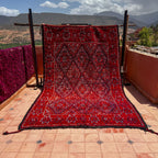 Vintage boujaad Rug 10.83 ft × 6.56 ft