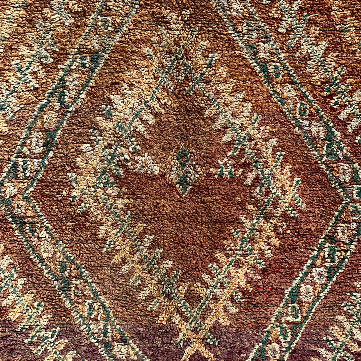 Vintage Beni Mguild Rug 10.17 ft × 6.07 ft