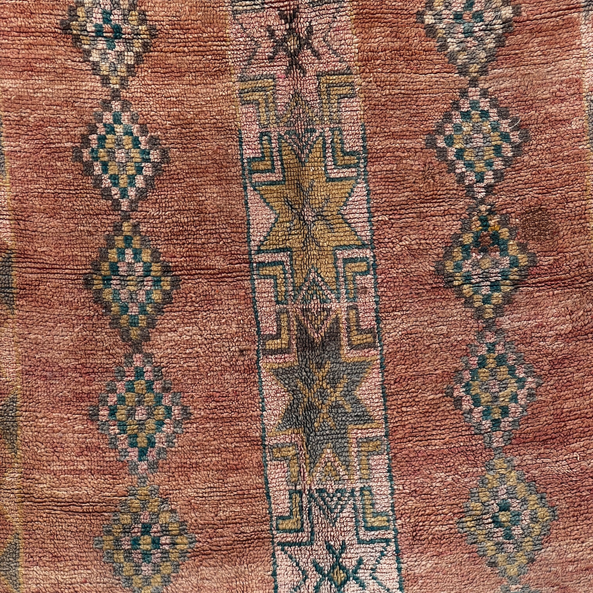 Vintage boujaad Rug 10.83 ft × 5.25 ft