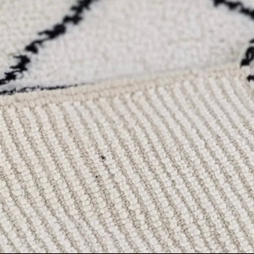 Moroccan rug Round Beni ouarain rug Handmade natural wool carpet custom size