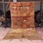 Vintage boujaad Rug 8.53 ft × 4.92 ft