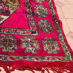 Pink Vintage Boujaad Rug 13 x 6.8ft