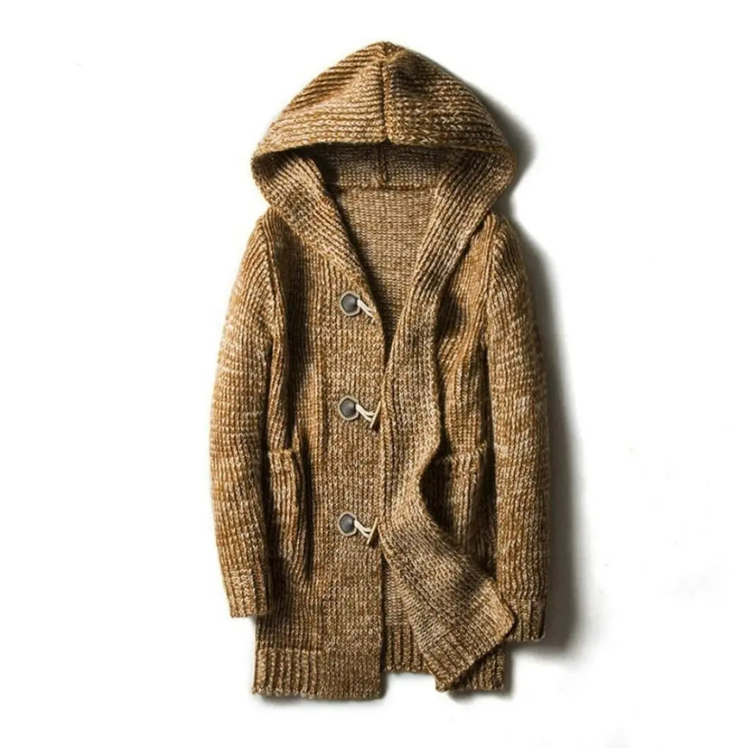 Adler - Men's Knit Wool Cardigan