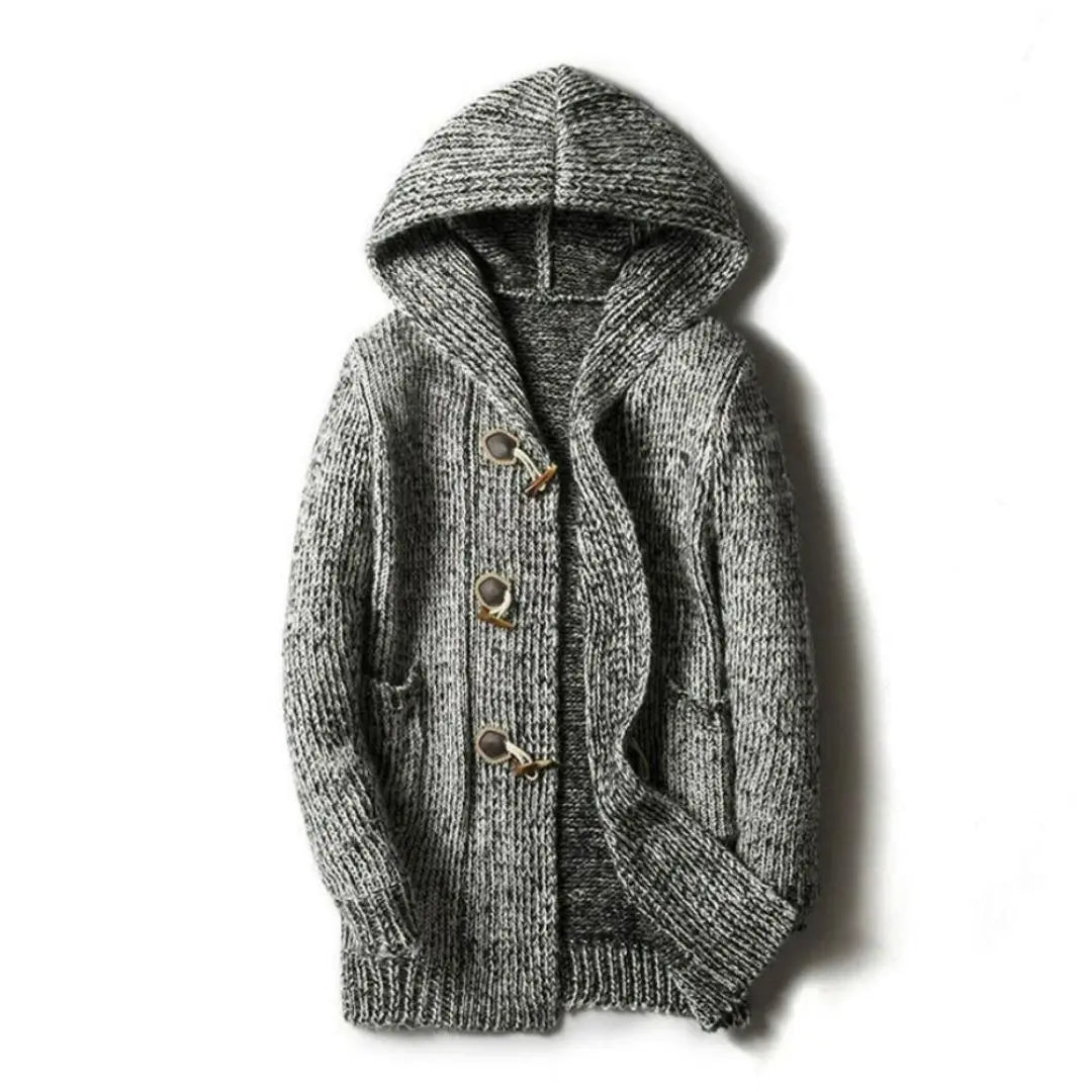 Adler - Men's Knit Wool Cardigan