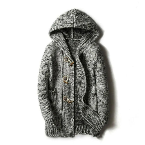 Adler - Men's Knit Wool Cardigan