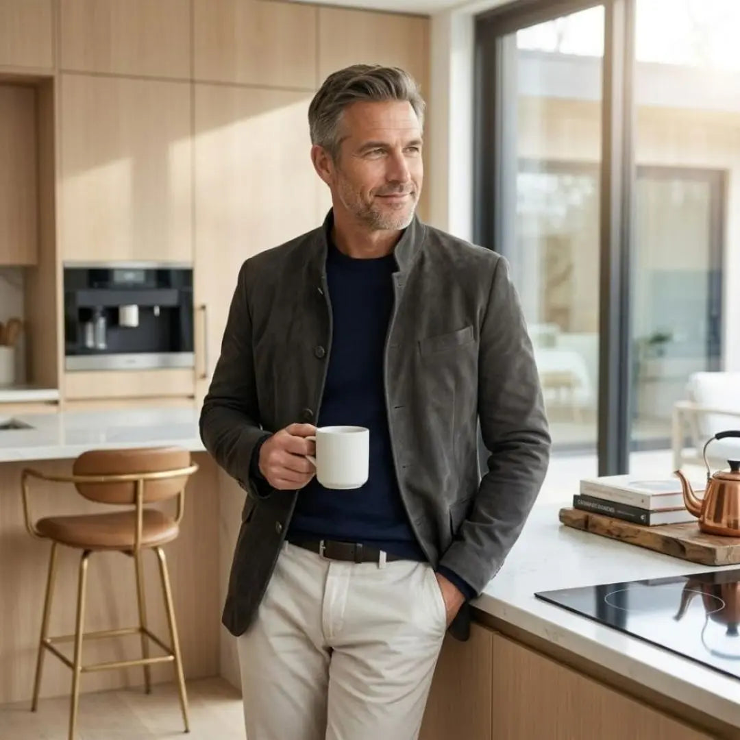 Adrian - Men's Casual Modern Button Cardigan