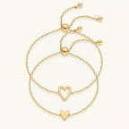 Avaria Amoura Matching Hearts Women's Bracelet Set