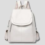 Women's Anti-Theft Embossed Leather Backpack