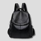 Women's Anti-Theft Embossed Leather Backpack
