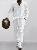 Athleisure Cable Men's Jacquard Set