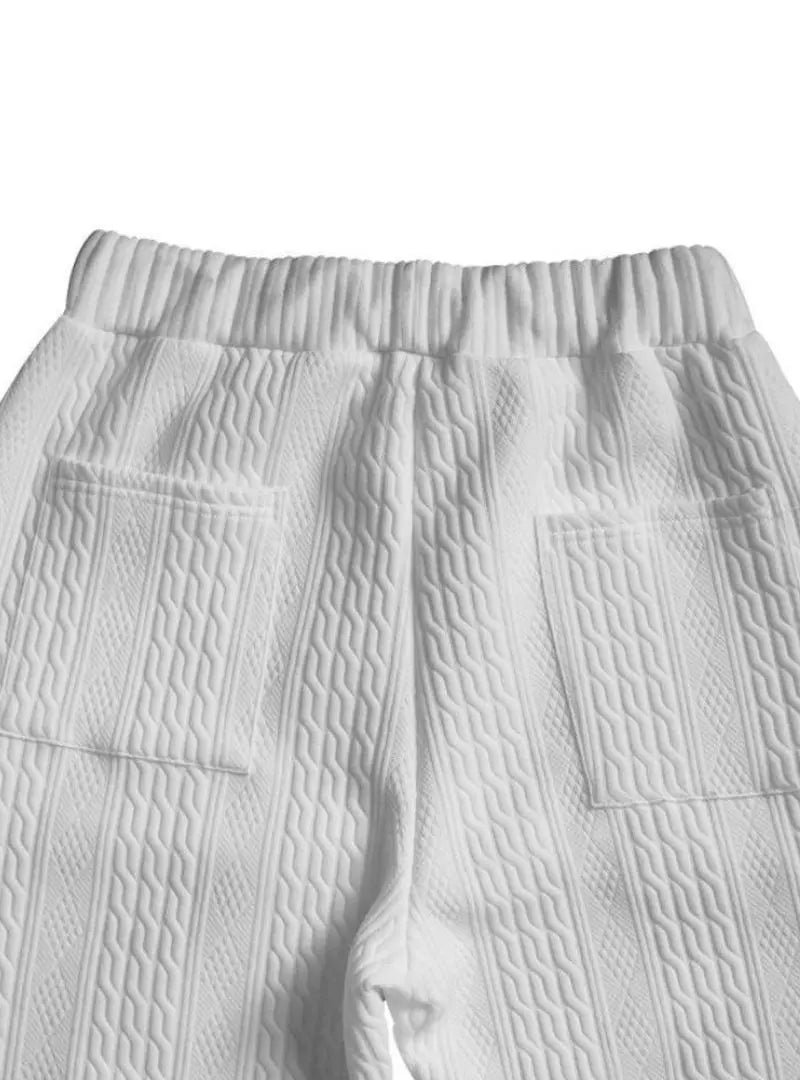 Athleisure Cable Men's Jacquard Set